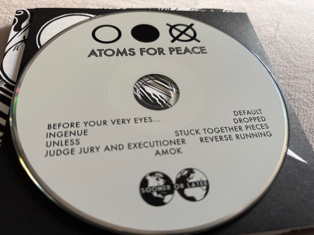 レア　トムヨークとフリーのサインAtoms for Peace AMOK CD