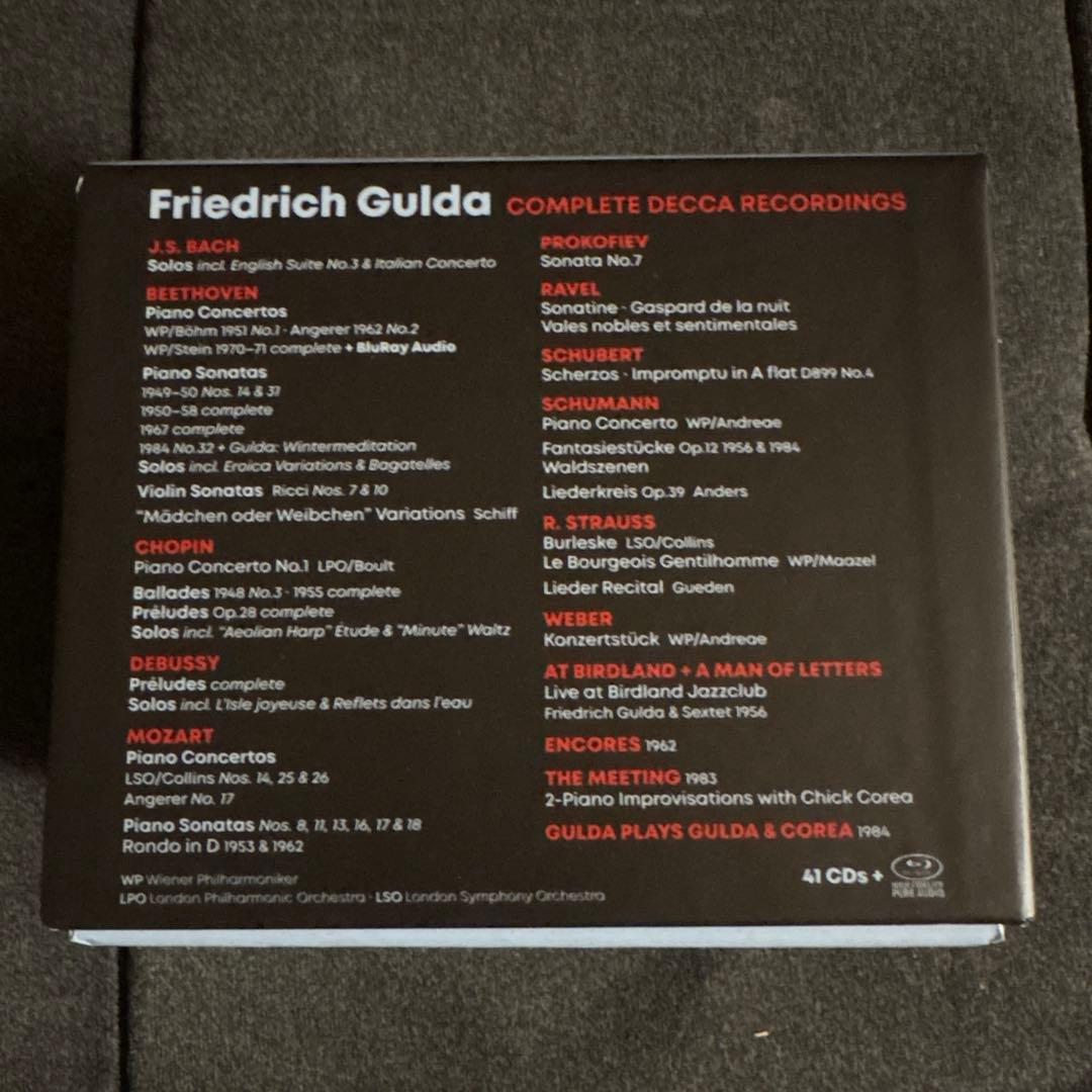 フリードリヒ・グルダ／デッカ録音全集（41CD＋ブルーレイ・オーディオ）