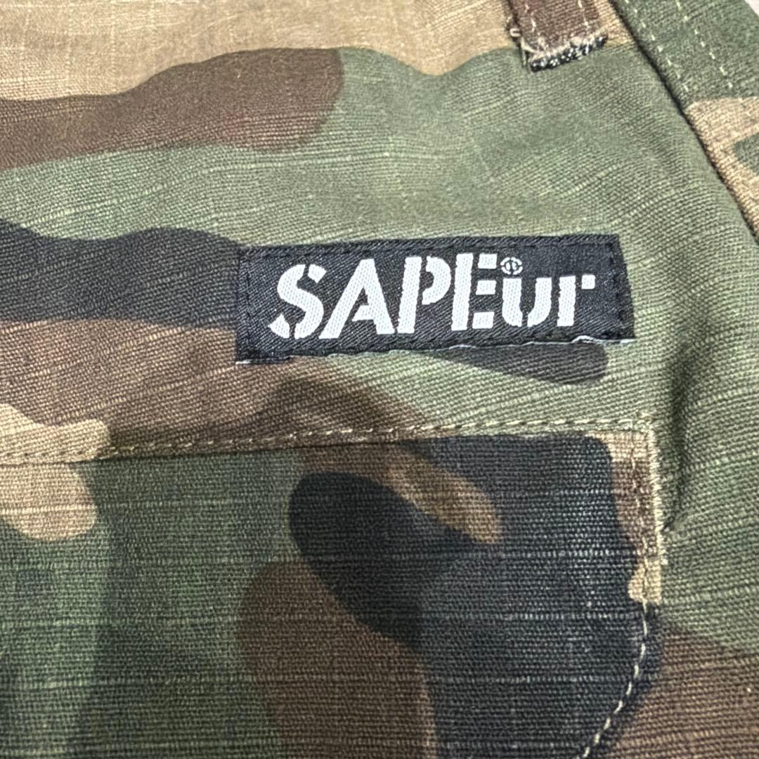 SAPEUR 迷彩 カーゴパンツ