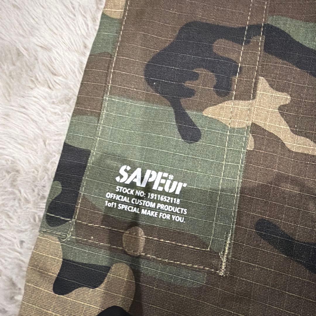 SAPEUR 迷彩 カーゴパンツ