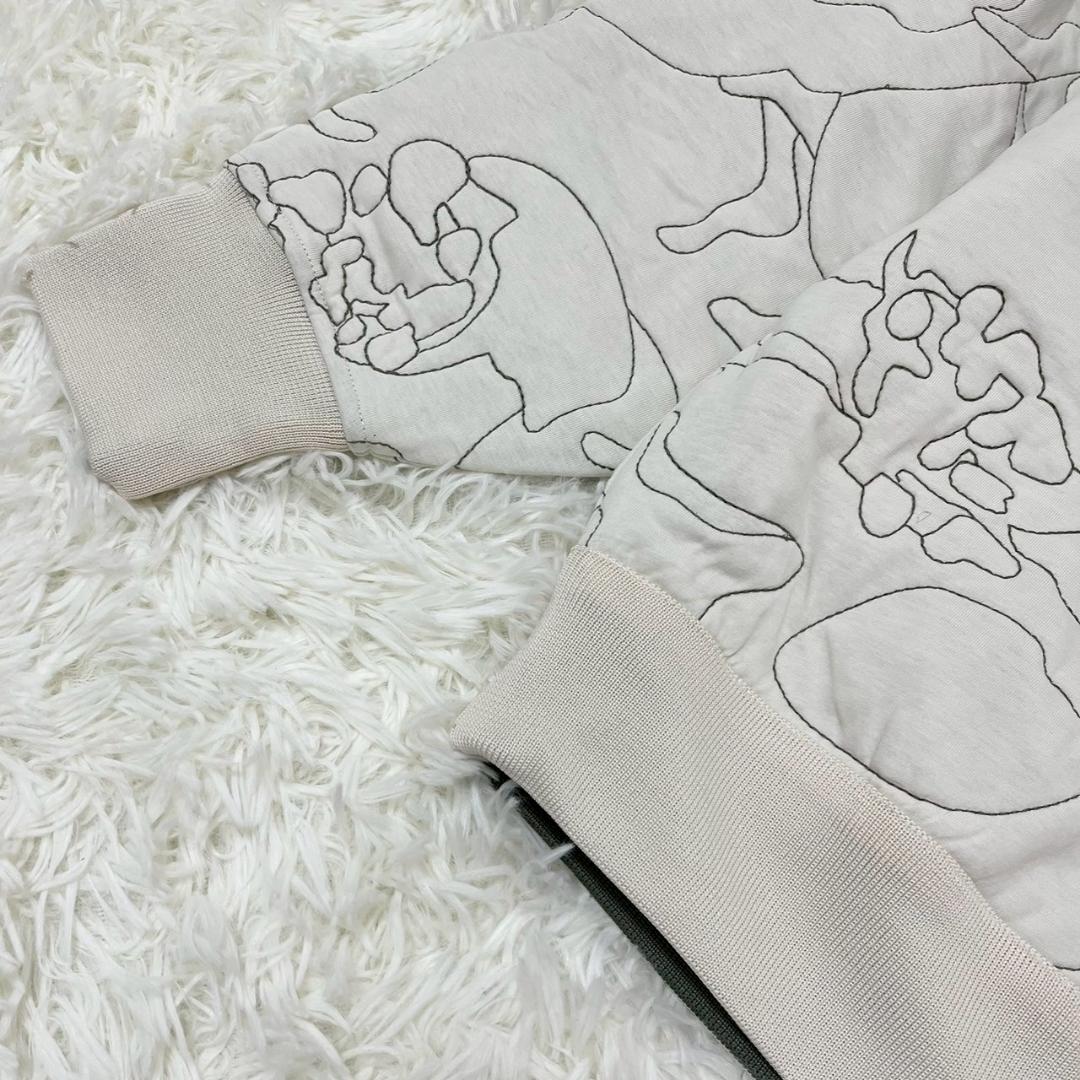 レア LACOSTE リバーシブル スウェット キルティング ワニロゴ ゆるだぼ