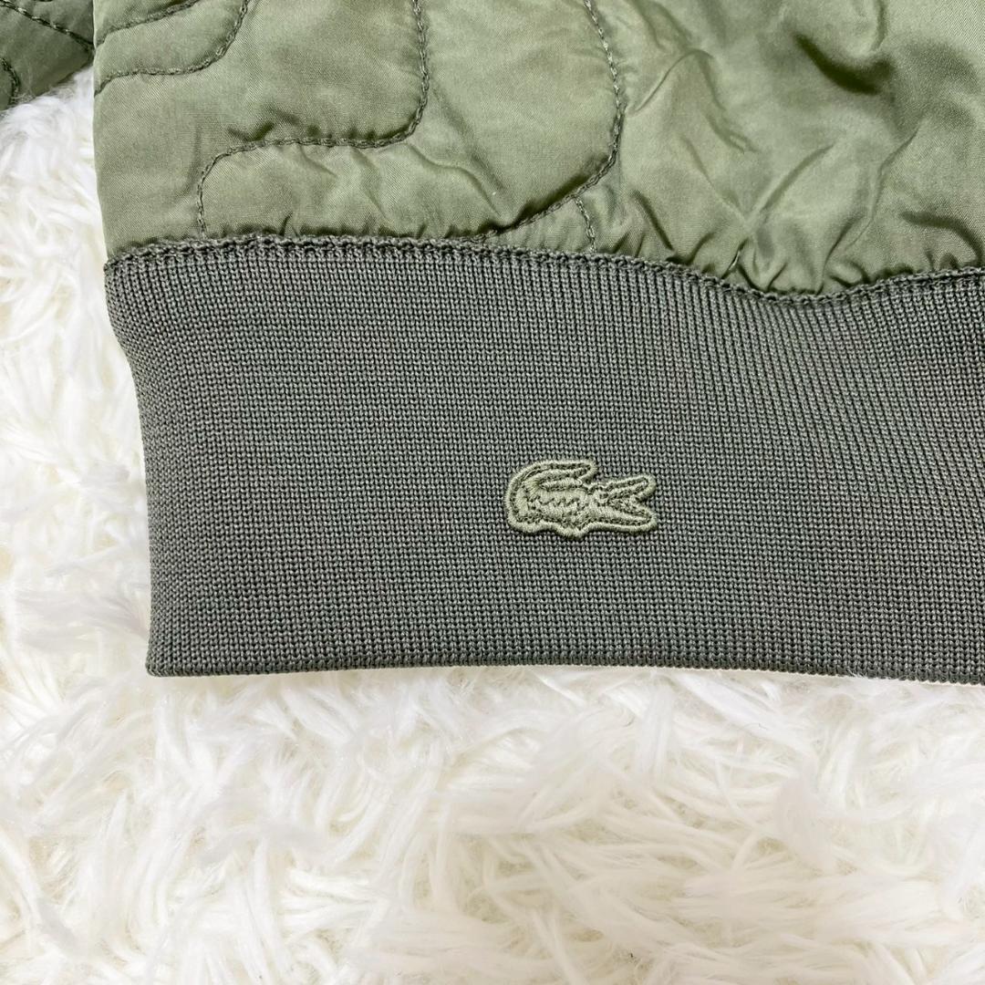 レア LACOSTE リバーシブル スウェット キルティング ワニロゴ ゆるだぼ