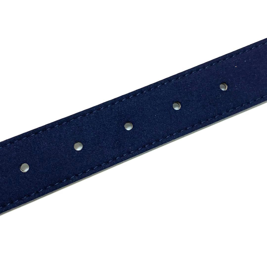 【未使用】定価1.5万円 ZOY ゾーイ スエードベルト ネイビー