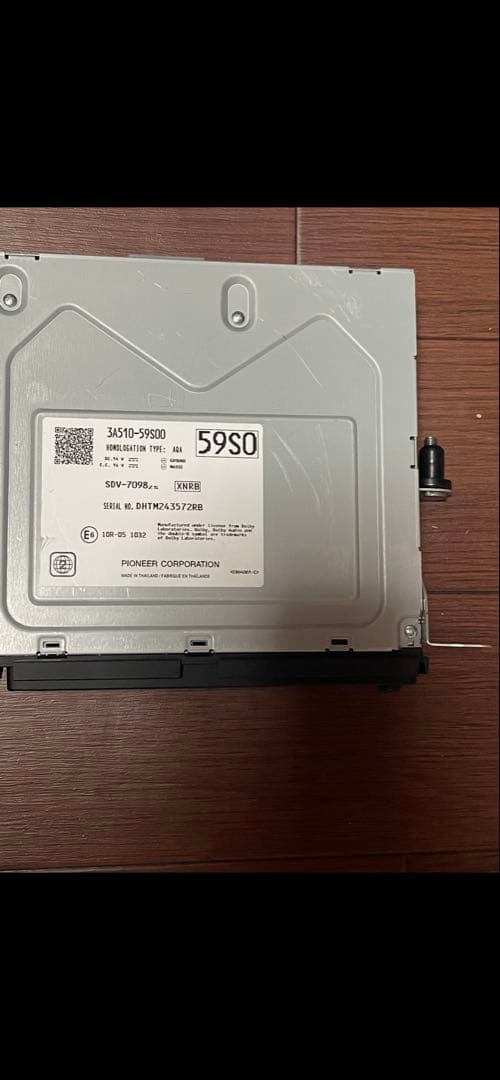 ハスラーの純正ナビです。