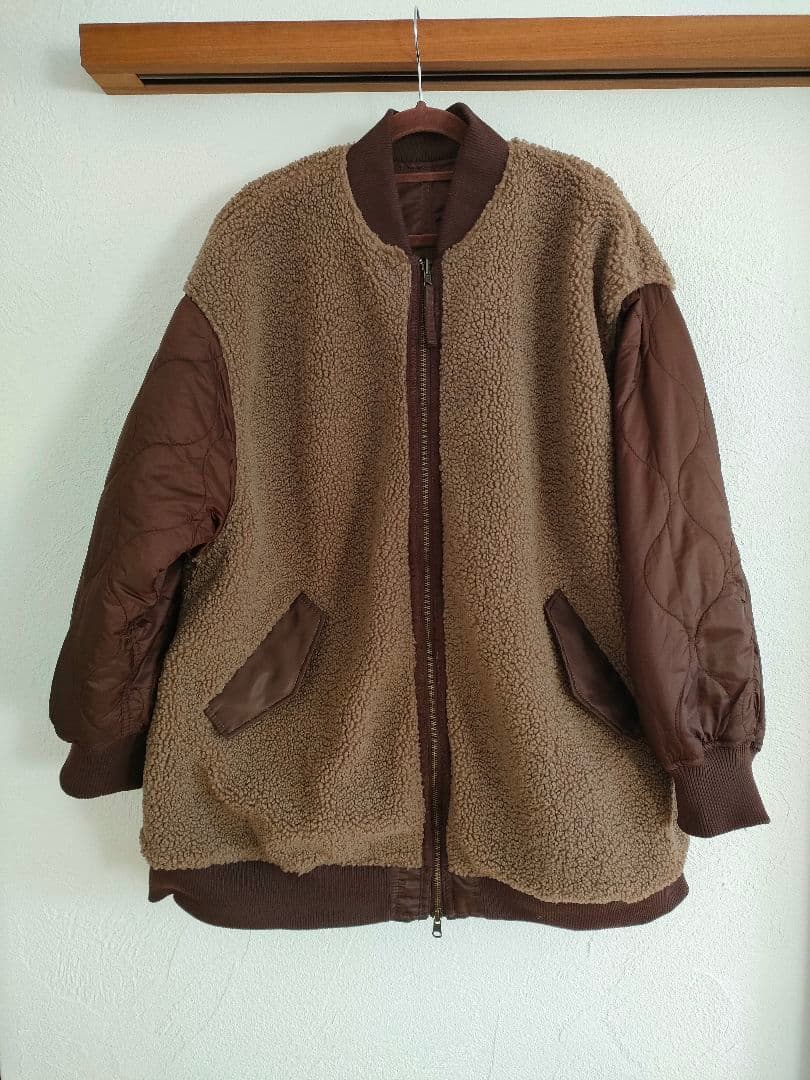 リバーシブルロングMA‐1　ニコアンド