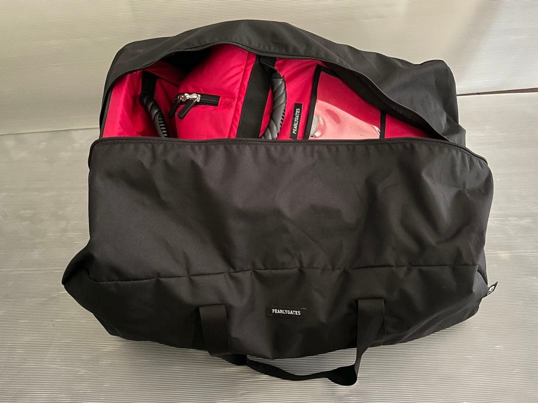 PEARLY GATES トラベルカバーキャディバッグ 収納袋付き ピンク