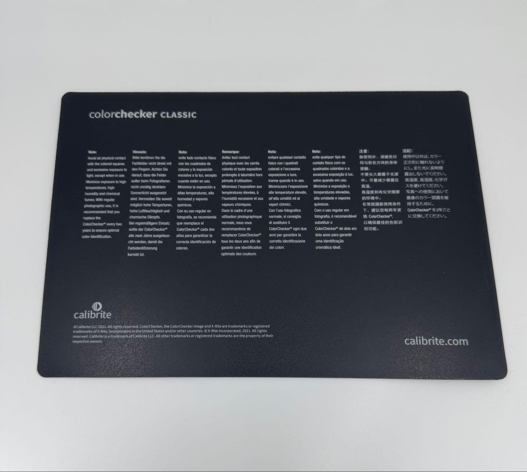 ColorChecker Classic 24色 カラーチャート