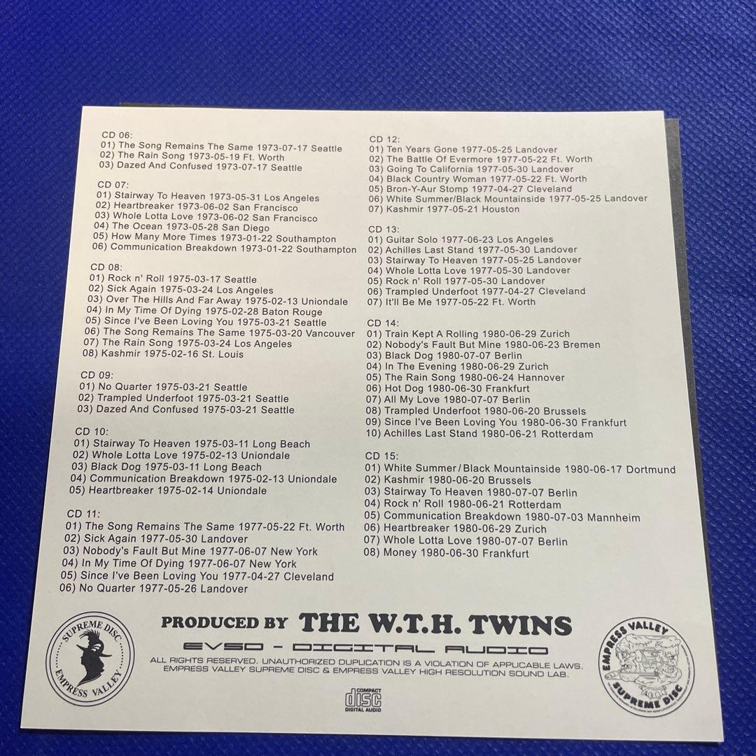 LED ZEPPELIN EVOLUTION IS TIMING 初回デザイン