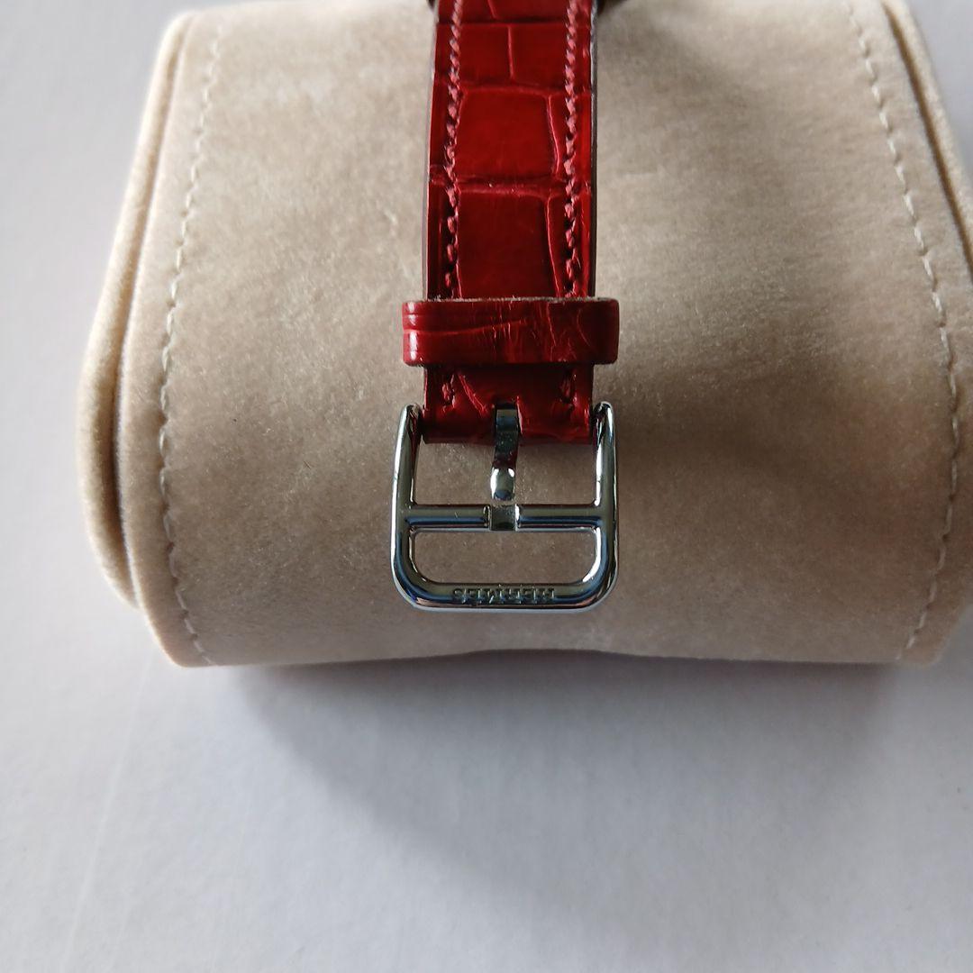 『ぺこ』エルメスHERMES　Hウォッチミニ　11pダイヤ