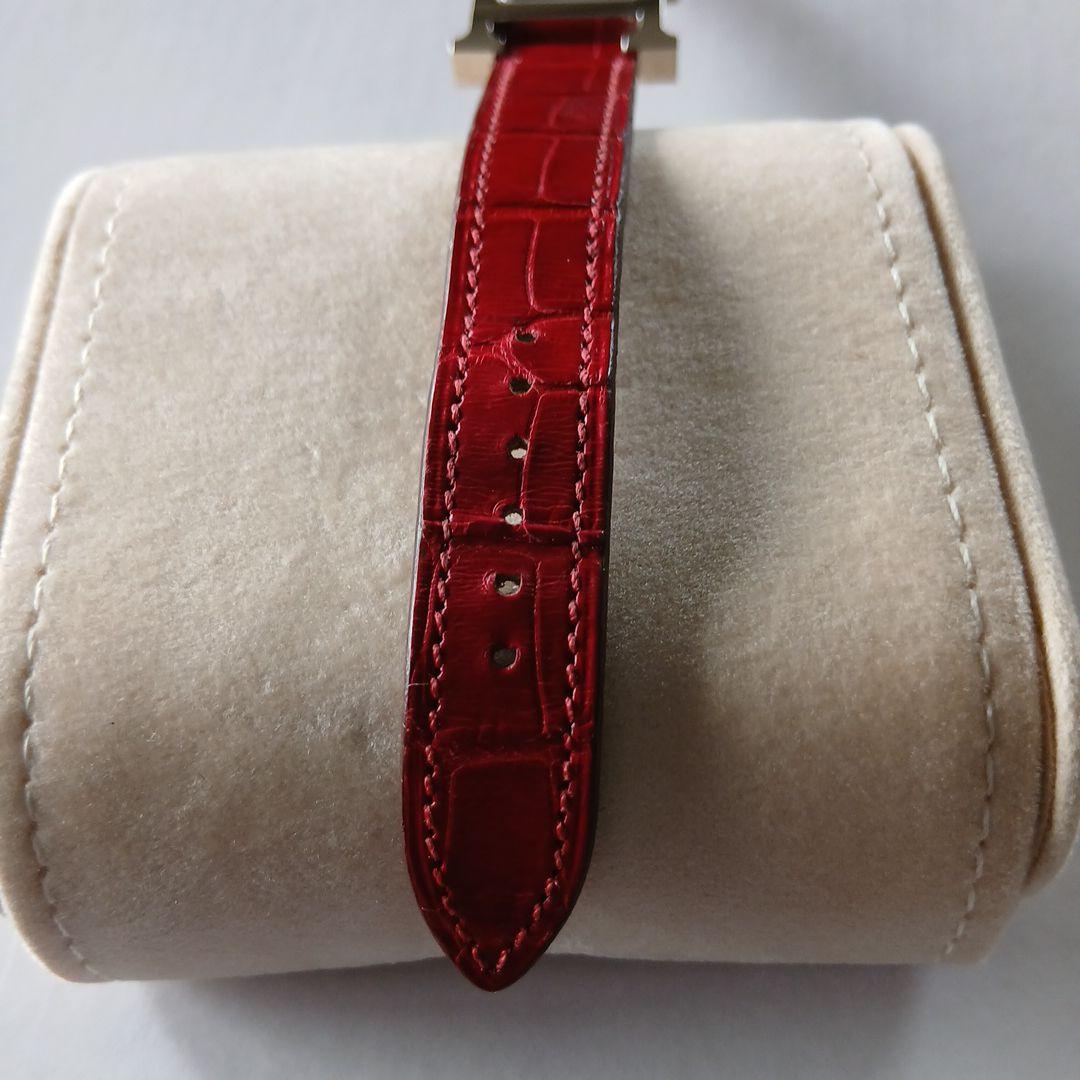 『ぺこ』エルメスHERMES　Hウォッチミニ　11pダイヤ
