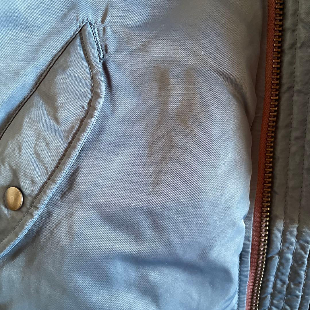 AVIREX MA-1 フライトジャケット Lサイズ ブルー　青