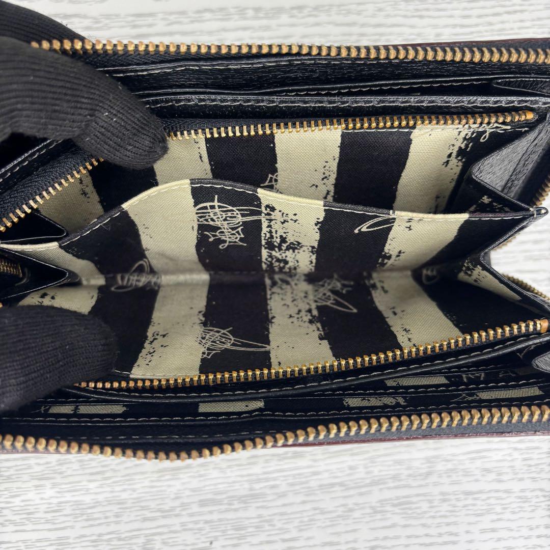 極美品　vivienne ヴィヴィアン　長財布　ラウンドファスナー　S8138