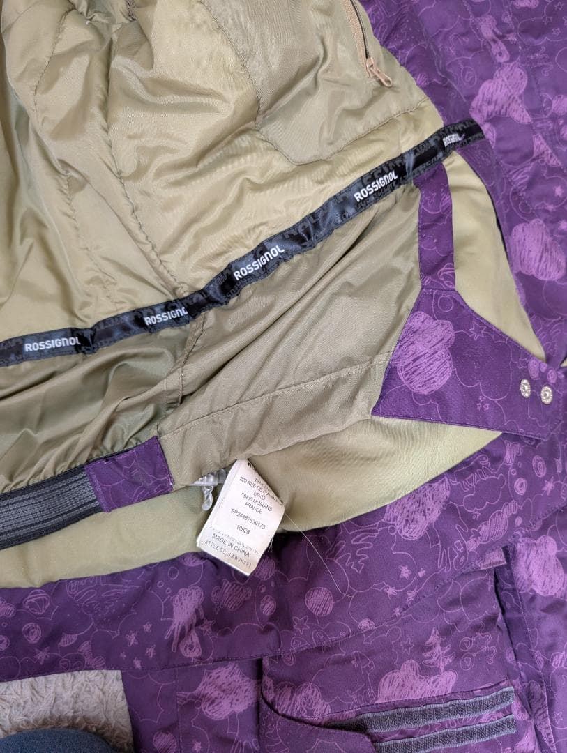 【美品】【日本M～L】ロシニョール レディーススキーウェア上下 スノーウェア