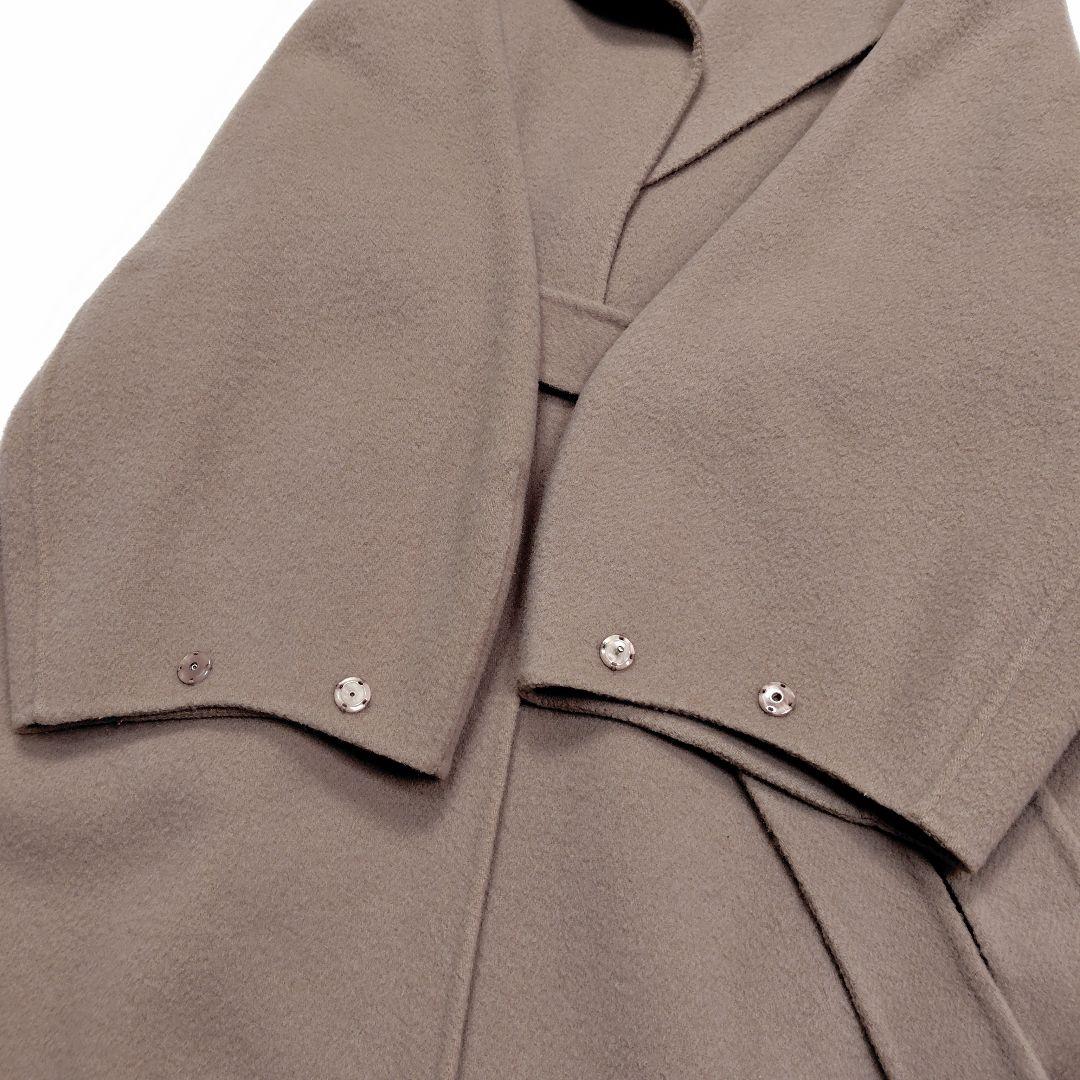 近年モデル SNIDEL リバーレディコート 0 モカ ベルト付き リバーコート