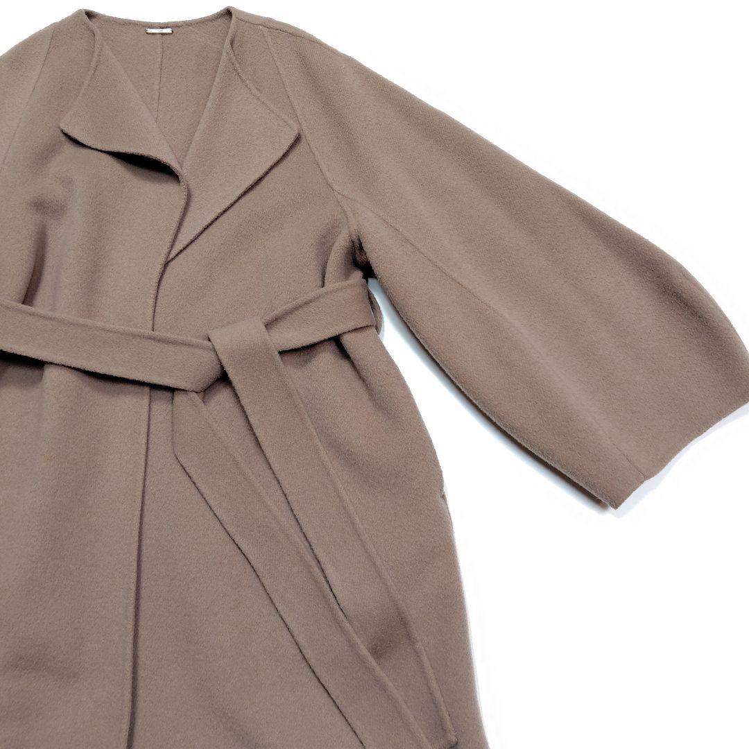 近年モデル SNIDEL リバーレディコート 0 モカ ベルト付き リバーコート