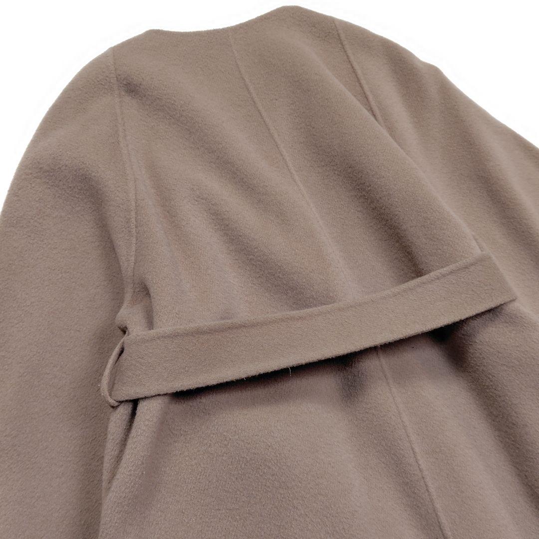 近年モデル SNIDEL リバーレディコート 0 モカ ベルト付き リバーコート