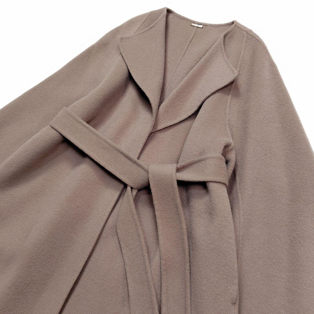 近年モデル SNIDEL リバーレディコート 0 モカ ベルト付き リバーコート