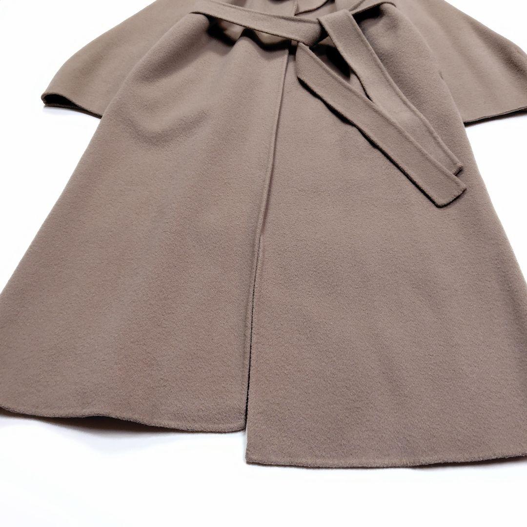 近年モデル SNIDEL リバーレディコート 0 モカ ベルト付き リバーコート