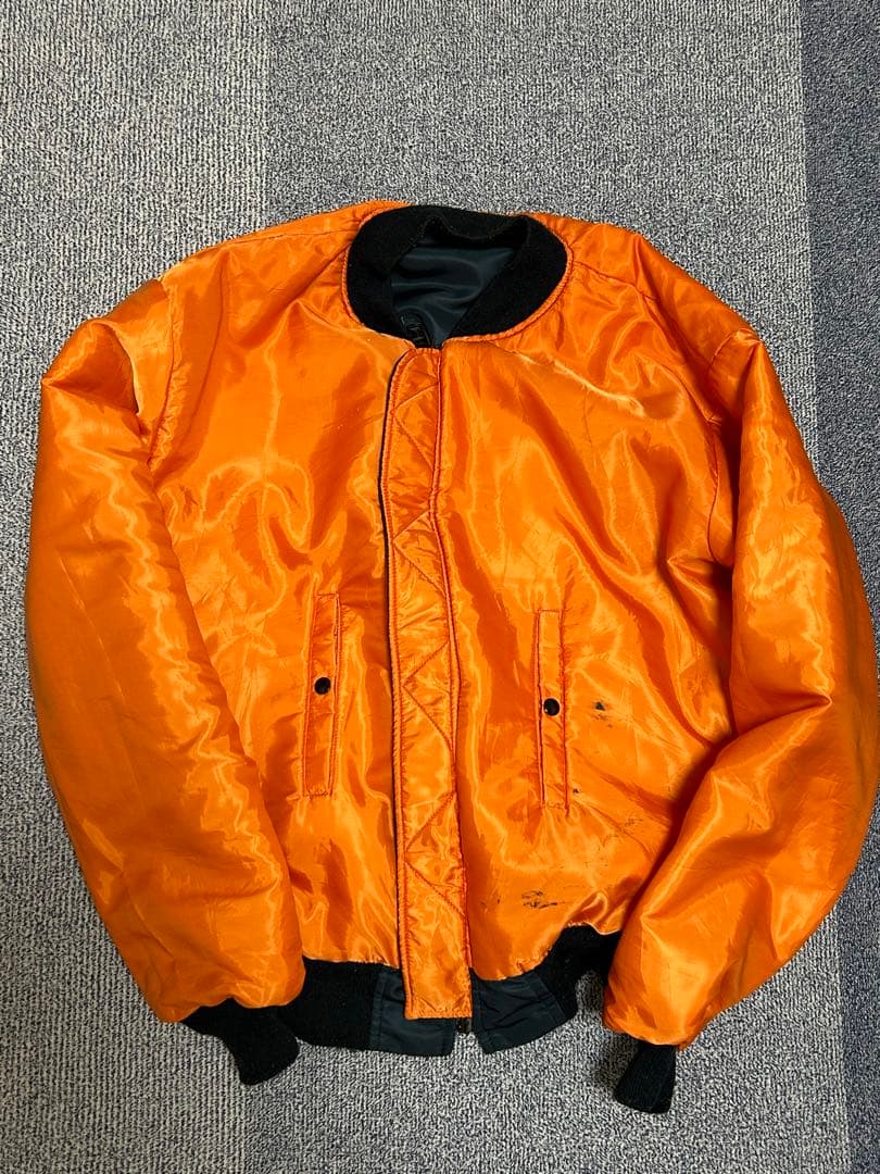 80s USA製 SPIEWAK&SONS MA-1 ネイビー BIGSIZE