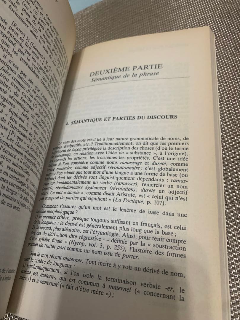 SÉMANTIQUE DESCRIPTIVE P. Lerat