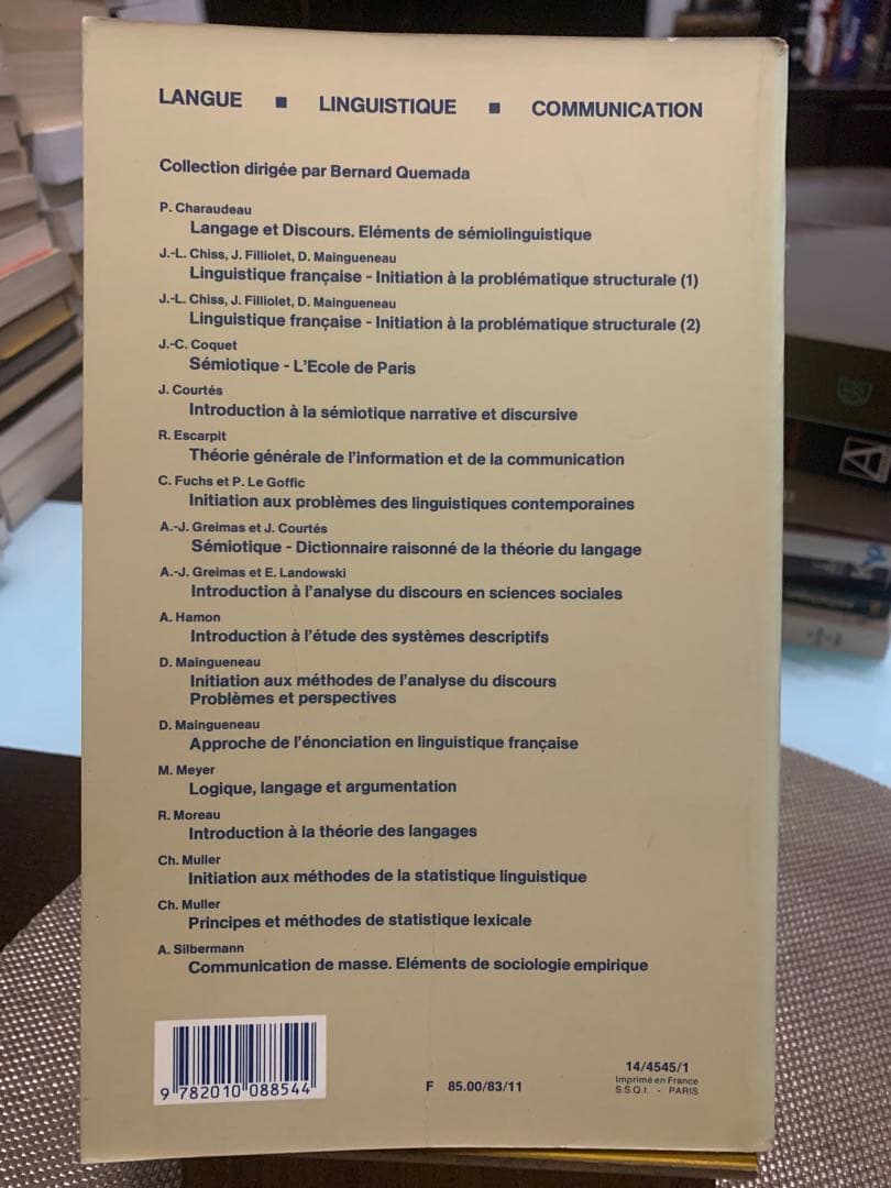 SÉMANTIQUE DESCRIPTIVE P. Lerat