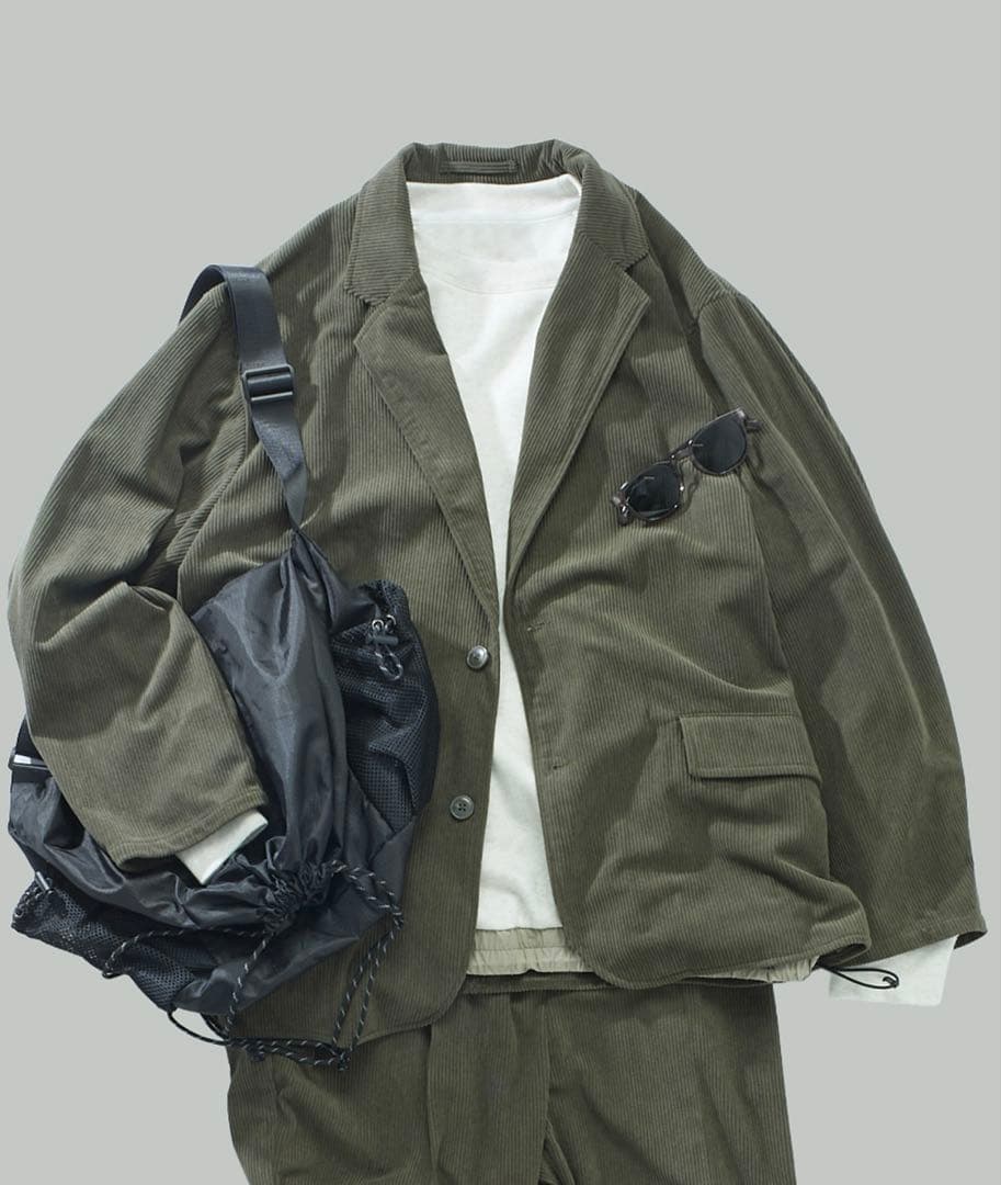 限定展開 Relax Fit リラックスフィット コーデュロイ セットアップ