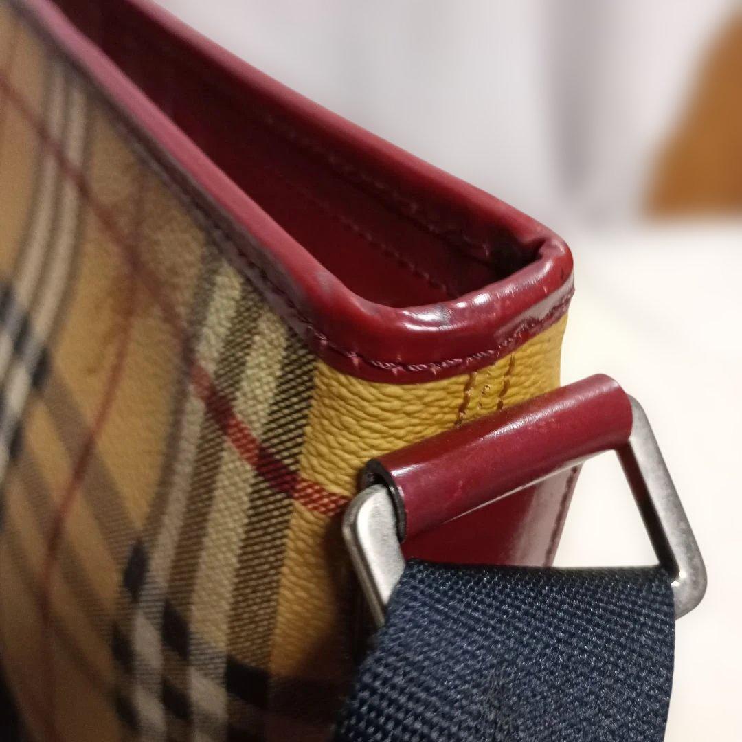 BURBERRY バーバリー ノバチェック ショルダーバッグ PVC