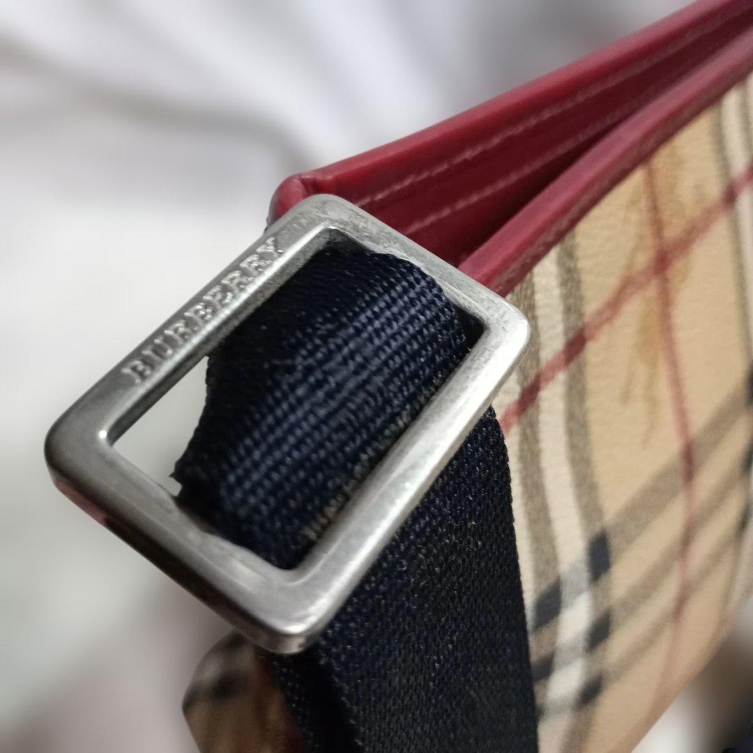 BURBERRY バーバリー ノバチェック ショルダーバッグ PVC