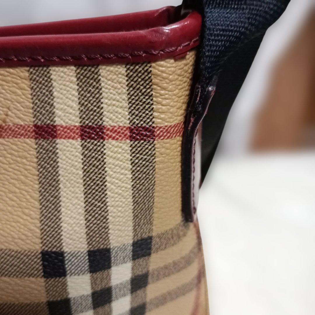 BURBERRY バーバリー ノバチェック ショルダーバッグ PVC