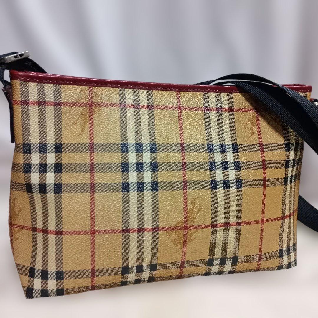 BURBERRY バーバリー ノバチェック ショルダーバッグ PVC