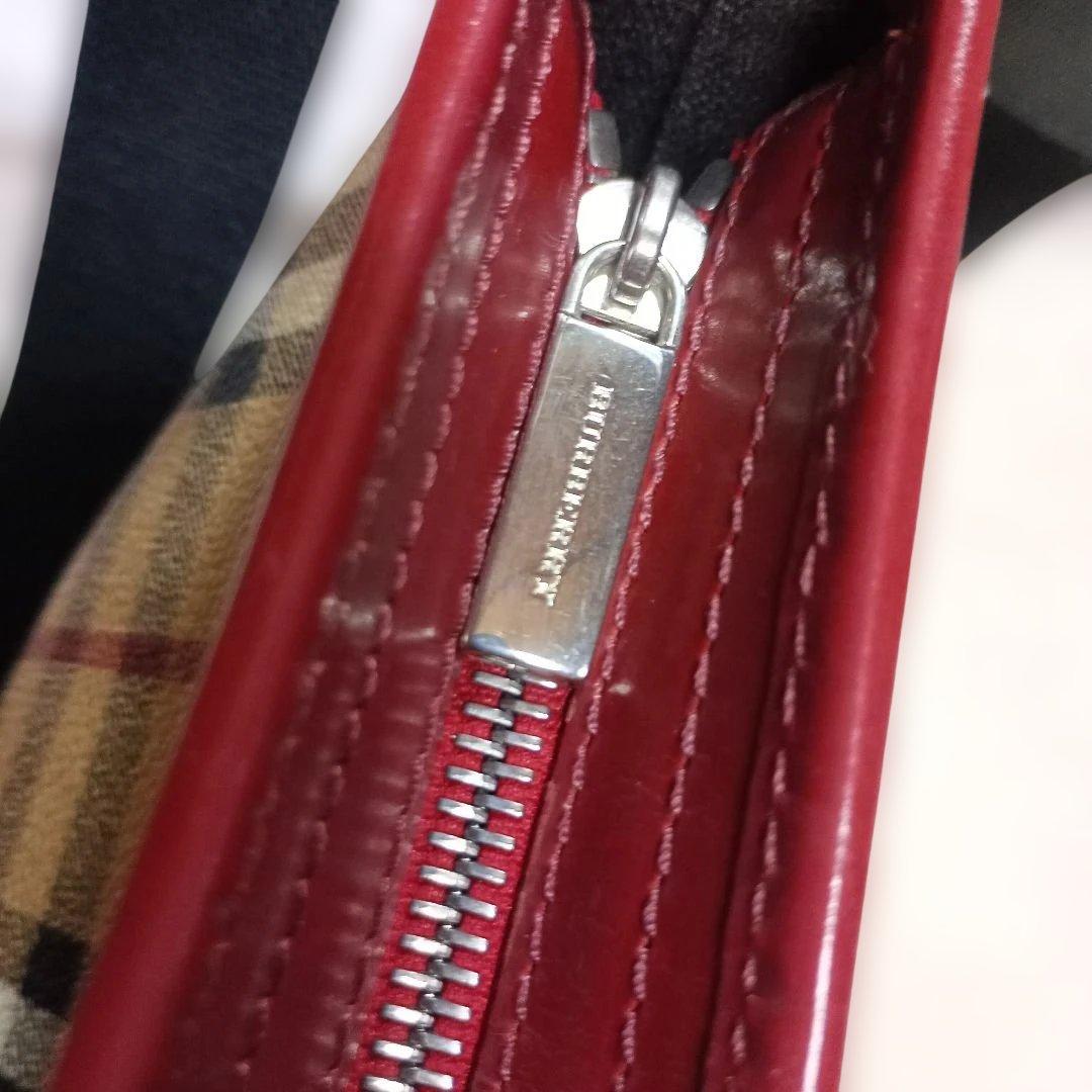 BURBERRY バーバリー ノバチェック ショルダーバッグ PVC