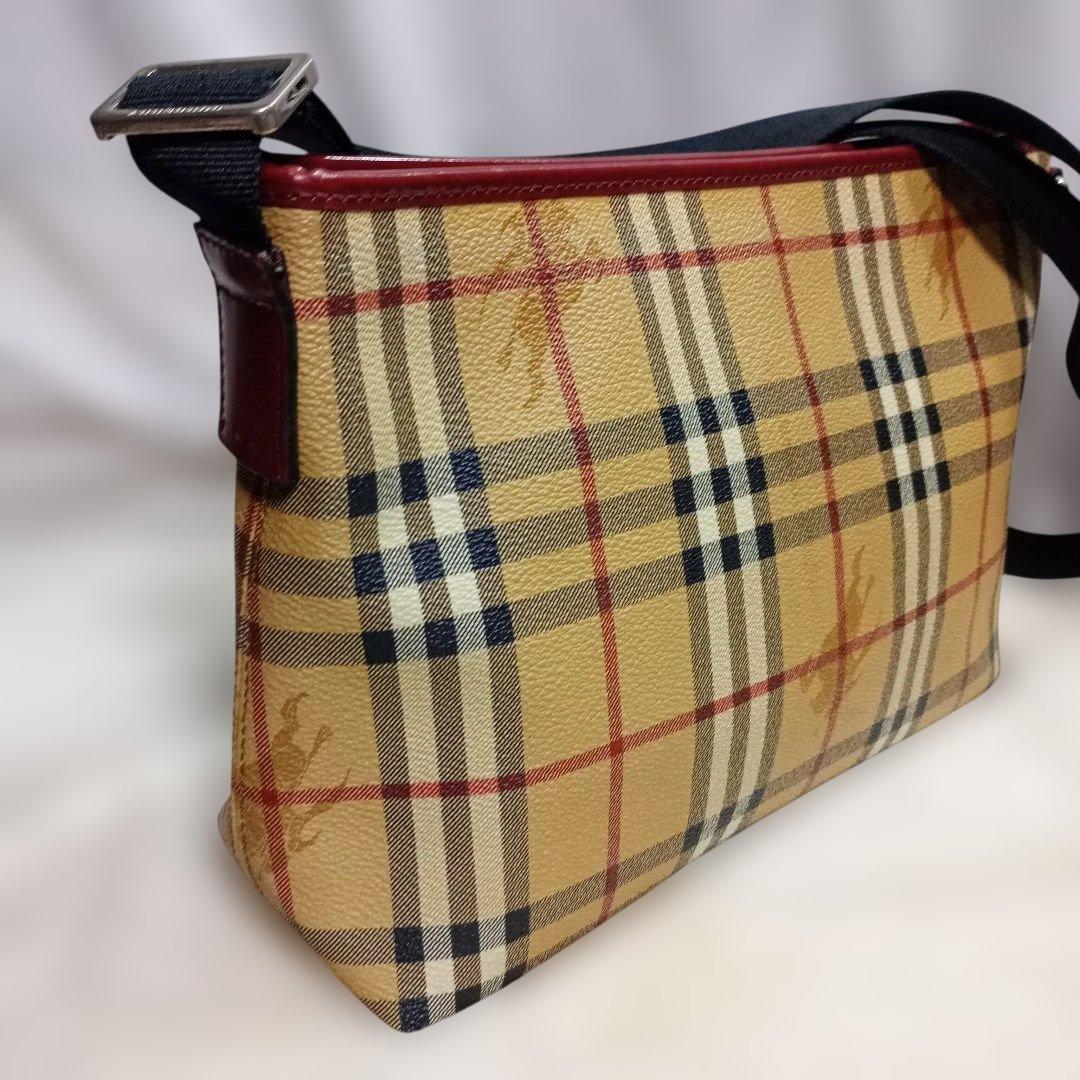 BURBERRY バーバリー ノバチェック ショルダーバッグ PVC