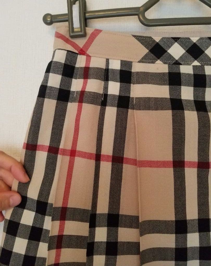 バーバリーロンドンキッズスカート本革ベルトフォーマル 入学 卒園 美品