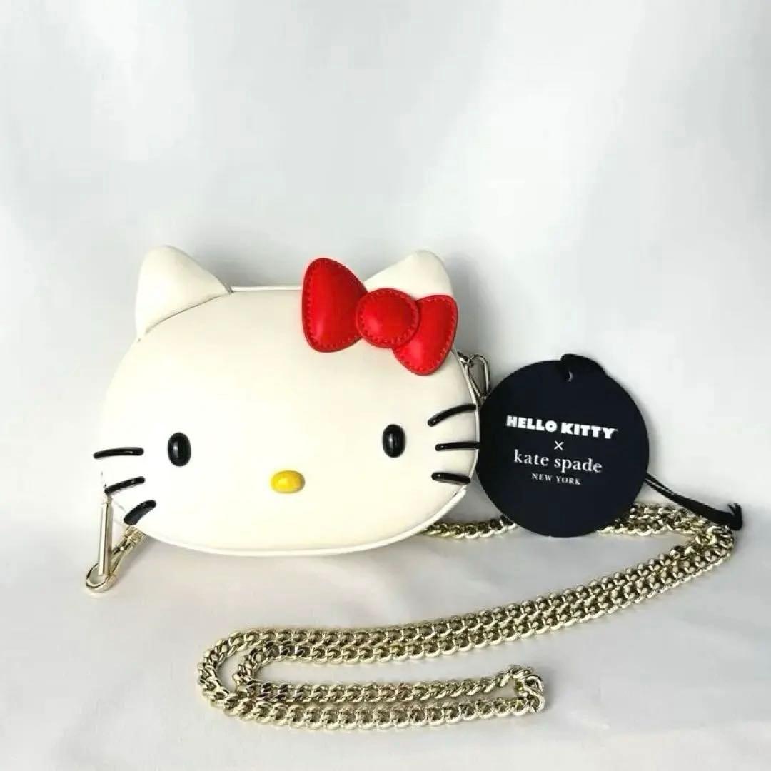 【完売品】ケイトスペード　ハローキティ　ミニクロスボディ　3D