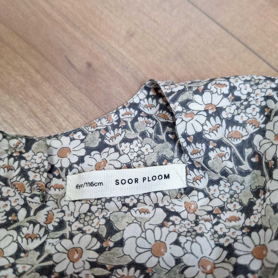 SOOR PLOOM 花柄 半袖ワンピース 6Y