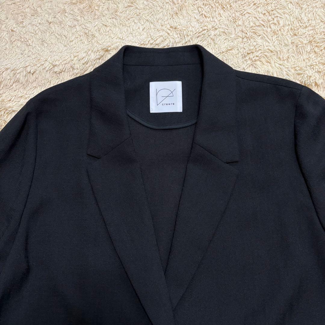 【レア✨️】Crewre クルーレ レイヤード シアー ジャケット ブラック