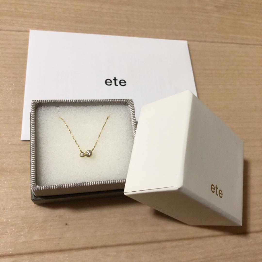 ❤️ete♡18kゴールド ダイヤモンドネックレス❤️