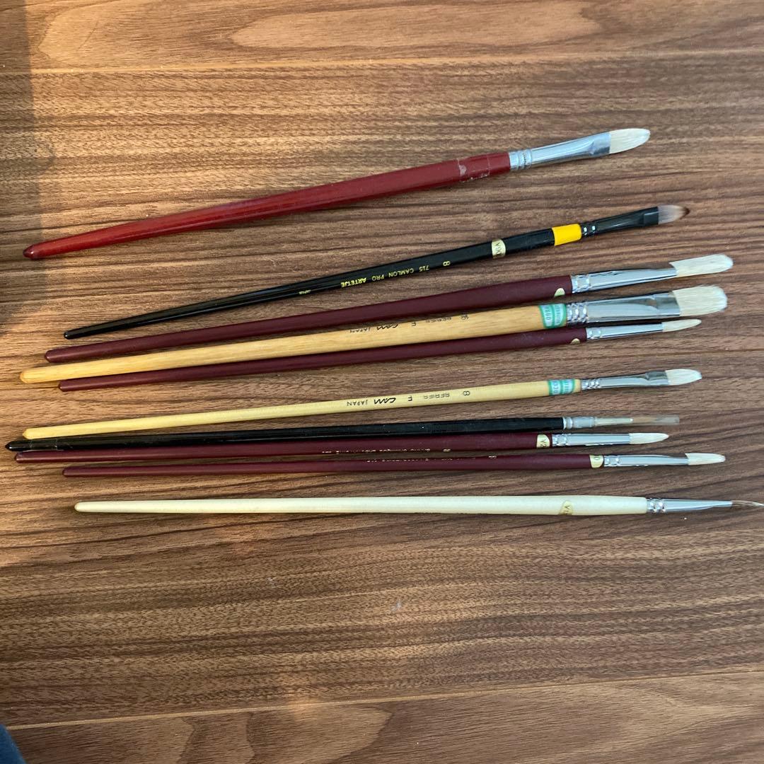 油絵画材セット 木製ケース付き