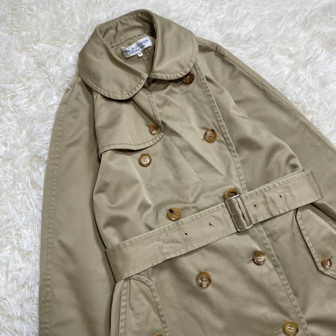 希少✨ COMME des GARCONS トレンチコートベージュ 丸襟