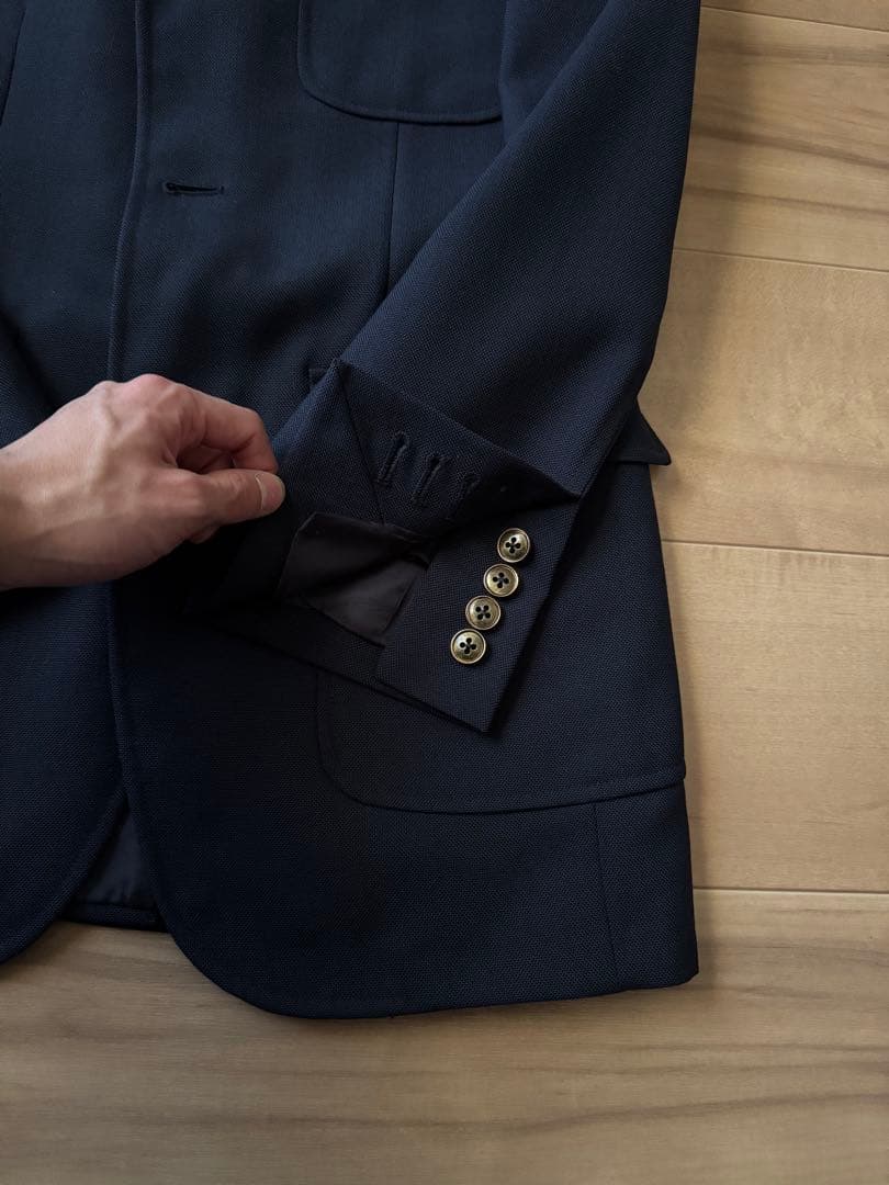 【定価90%OFF】 INDIVIDUALIZED CLOTHING 紺ブレ