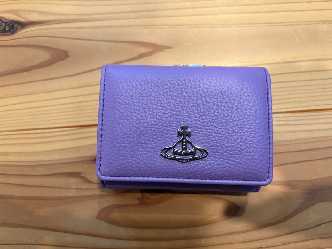 Vivienne Westwood 三つ折り財布 パープル