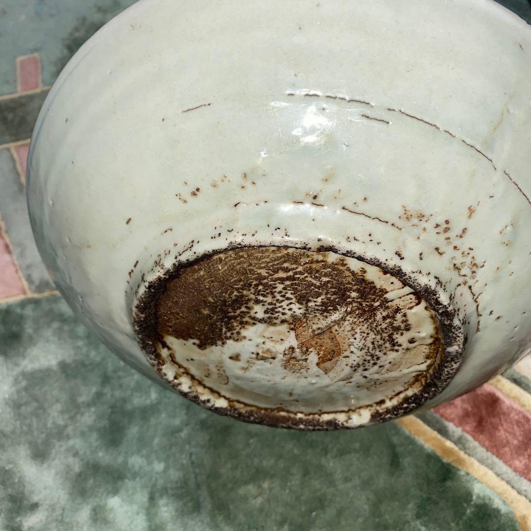 古染付　花鳥紋　明末清初　22cm