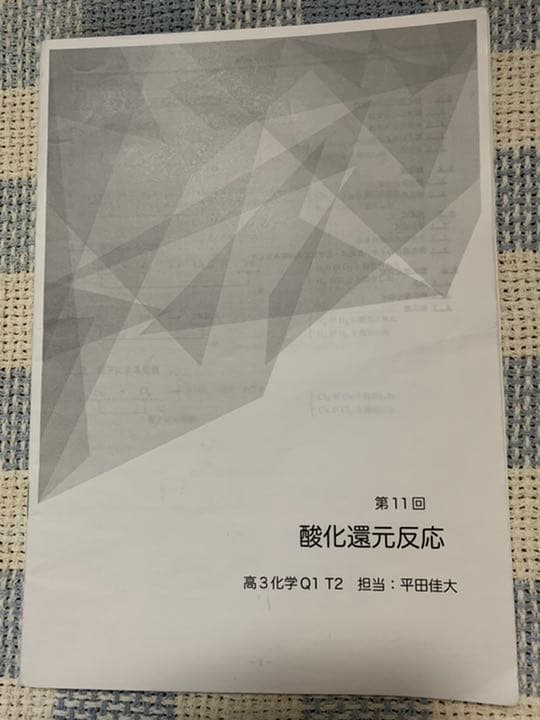 鉄緑会高3化学発展講座、入試化学演習　授業冊子　非売品