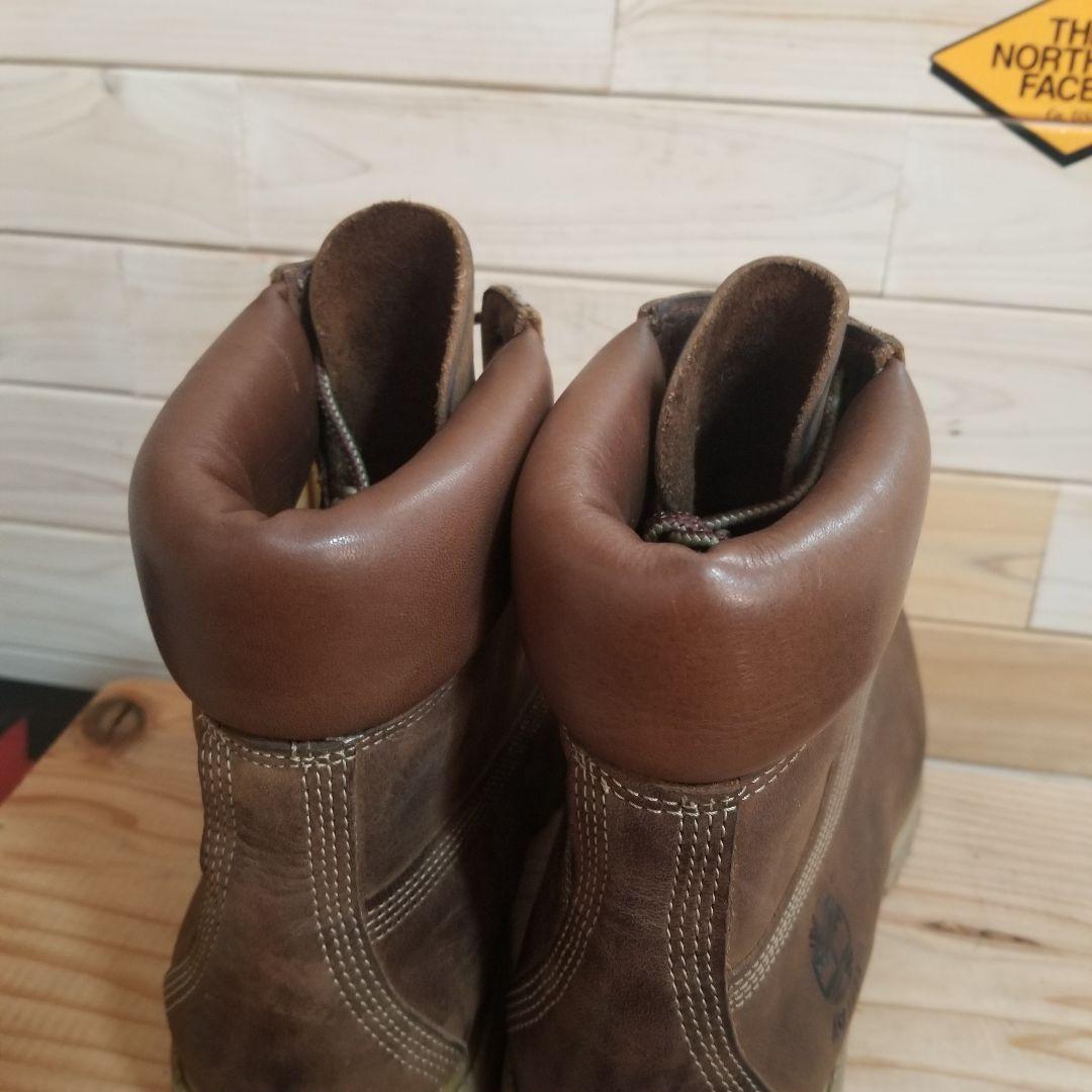 極美品　Timberland　6インチ　プレミアム　防水　27.0 濃茶　WP