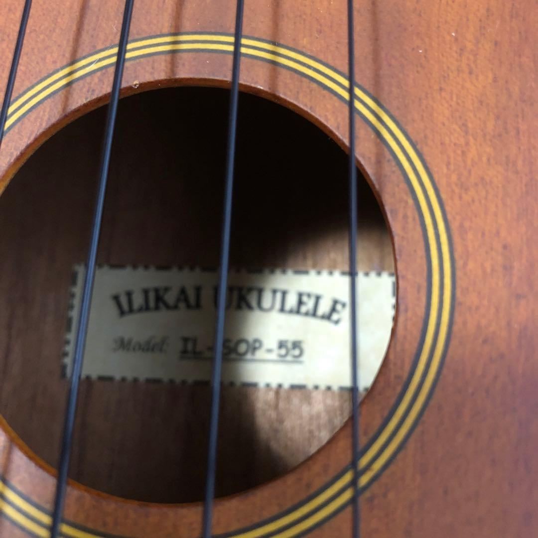 ILIKAI ソプラノウクレレ IL-SOP-55 ケース付