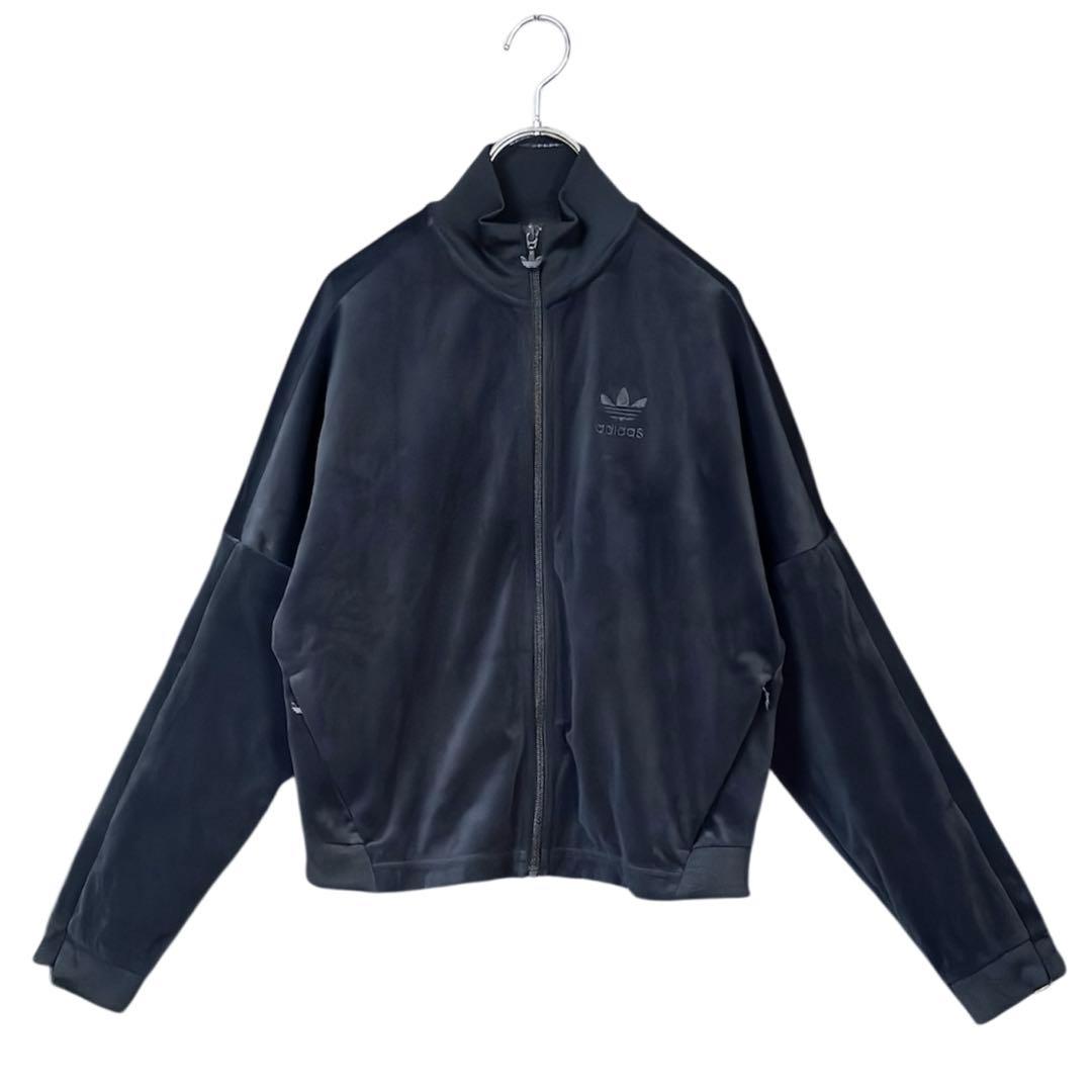 adidas originals デカロゴ ソフトベロアトラックジャケット