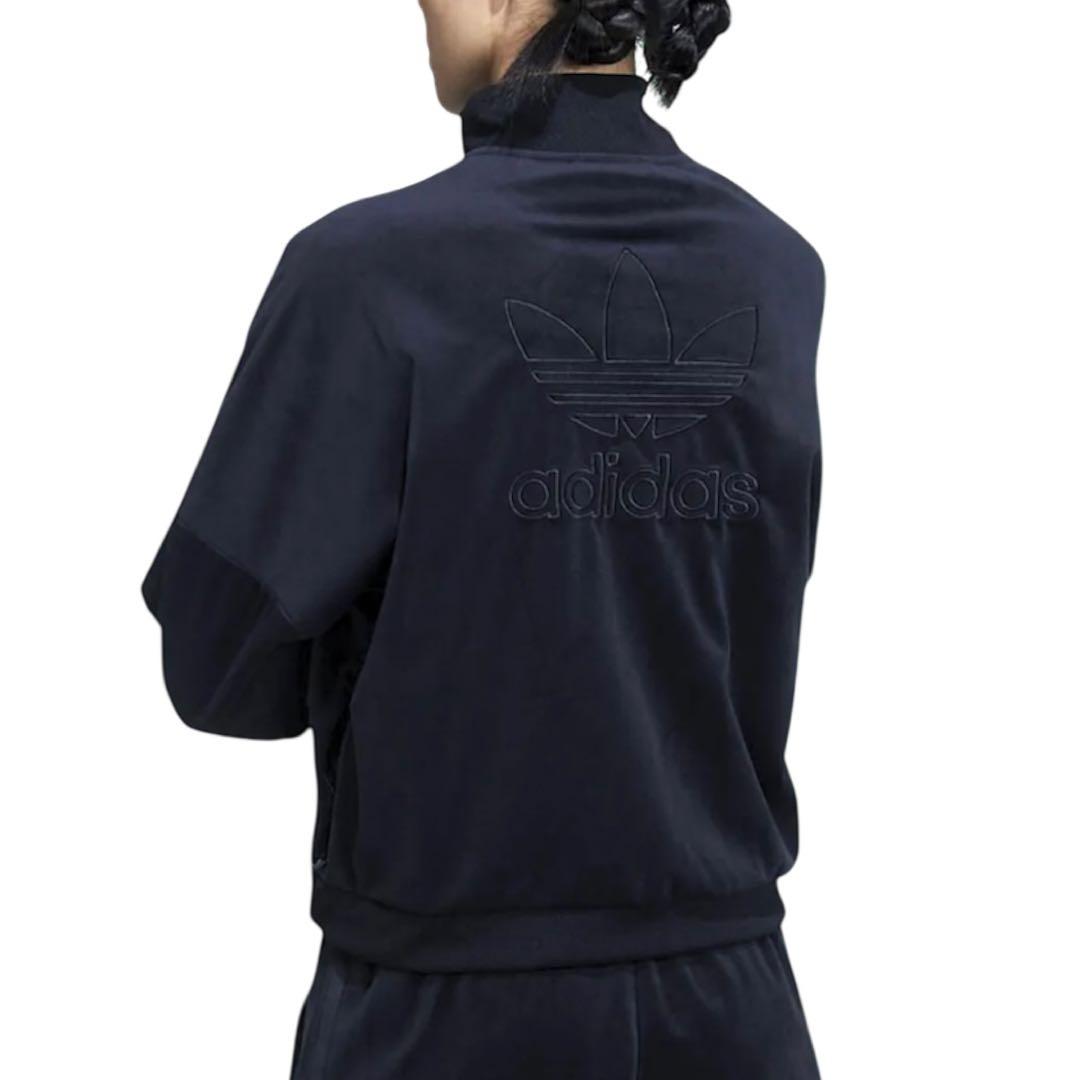 adidas originals デカロゴ ソフトベロアトラックジャケット