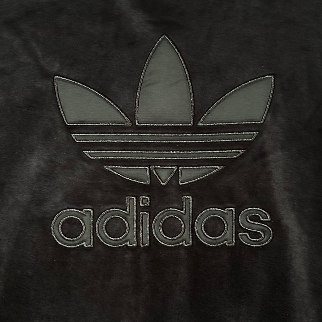 adidas originals デカロゴ ソフトベロアトラックジャケット