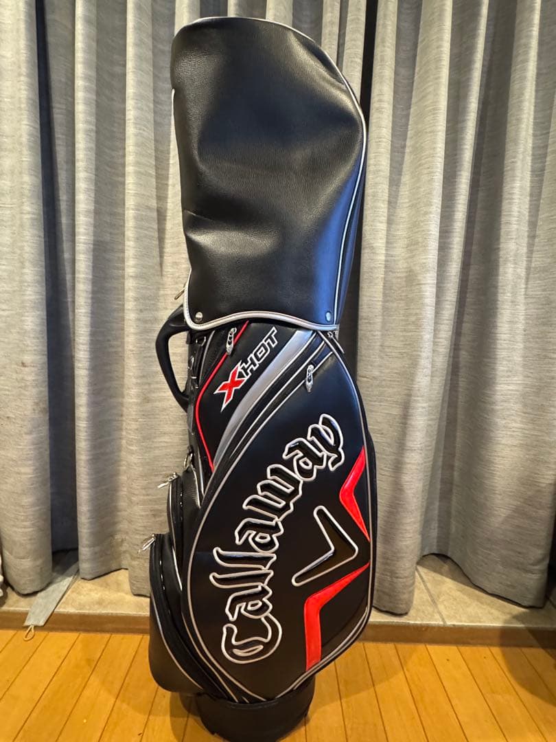 Callaway XHOT ゴルフキャディバッグ ブラック/レッド