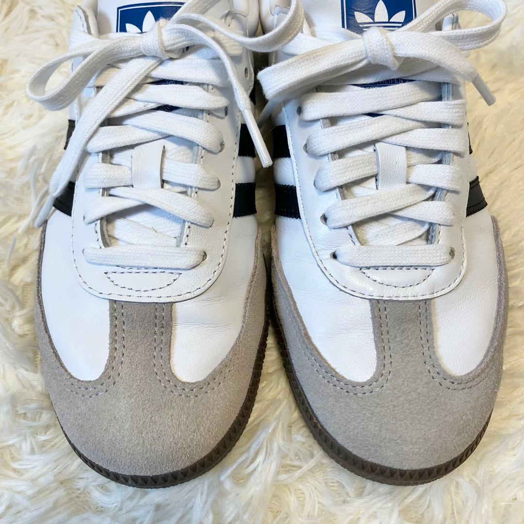【ほぼ未使用】adidas SAMBA OG サンバ ホワイト 24.5cm